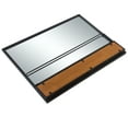 thumbnail image 4 of 30"x22" Home Decorative Rectangle Iron Wall Mounted Mirror with Shelf,Black, 4 of 6