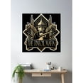 thumbnail image 2 of The Tinfoil Mafia Steampunk 1 Poster Wall Art, Modern Wall Decor For Living Room Bedroom, 24x24 UNFRAMED, 2 of 3