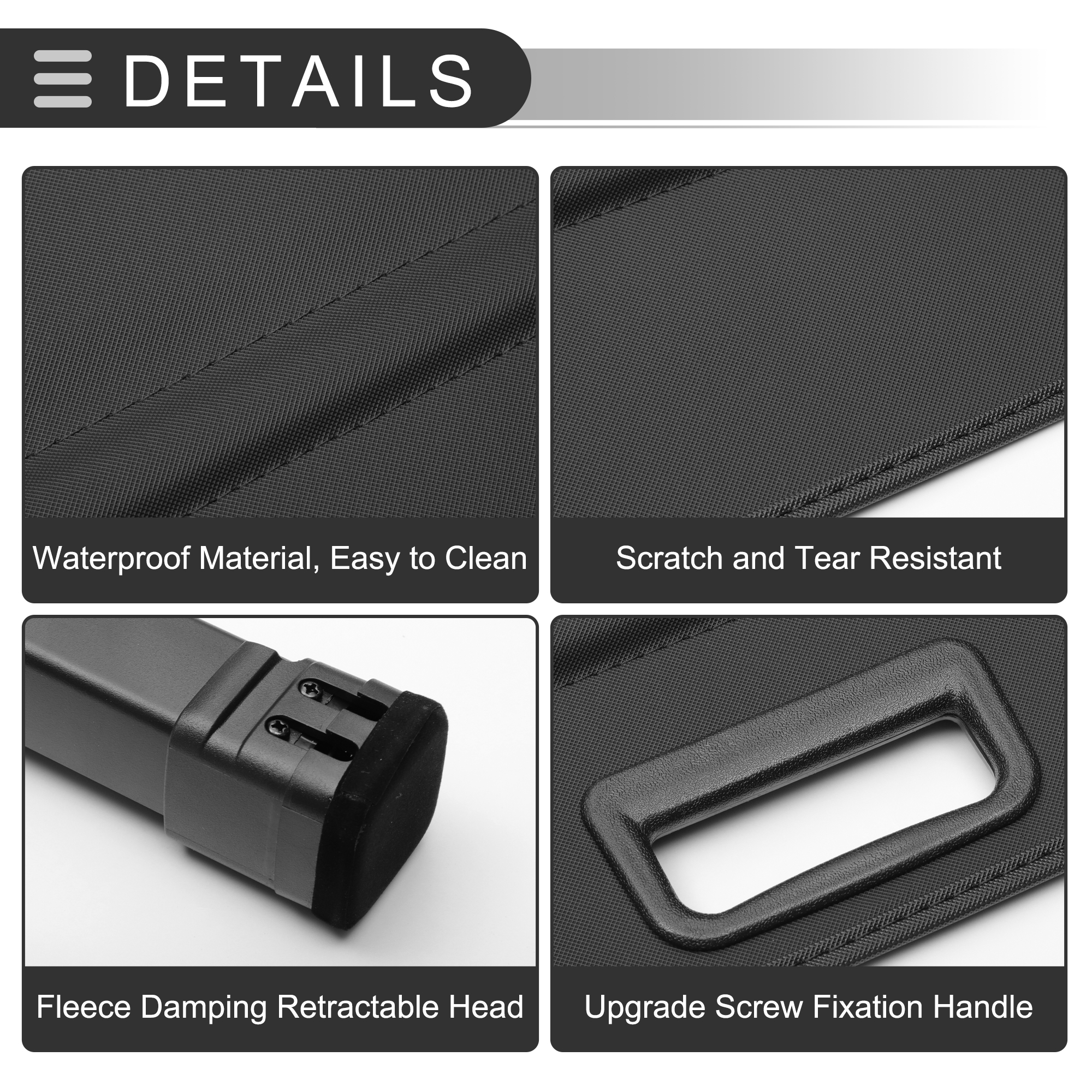 Unique Bargains Retractable Cargo Cover for Hyundai Trunk Parcel Shield Shade Black