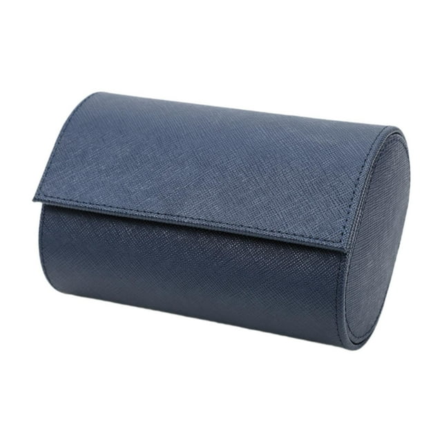 Caja de almacenamiento para relojes, contenedor para relojes de pulsera, estuche de exposición, soporte para relojes para niñas y mujeres, tocador de Azul
