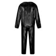 thumbnail image 6 of Yusimy Men's 2-Piece Sauna Suit Set Fitness Workout Sweat Enhancing Weight Loss Tracksuit, 6 of 9