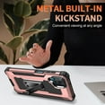thumbnail image 6 of Samsung Galaxy A12 Case, Rosebono Hybrid Slim Colorful Armor Shockproof Impact Resistant Protective Cover Case With Kickstand For Samsung Galaxy A12 (Rose Gold), 6 of 8