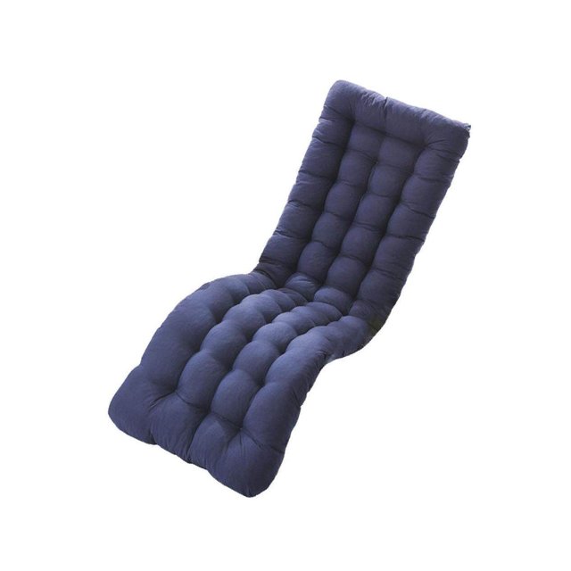 Coussin de Jardin Confortable en Polyester pour Fauteuil Inclinable Intérieur Matelas Épaissi Extérieur Intérieur Marine