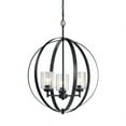 thumbnail image 4 of 44034BK Kichler Lighting Winslow - 3 Light Medium Round Chandelier - 30.75 Inches Tall by 24.5 Inches Wide-Black Finish    -Traditional Installation, 4 of 4