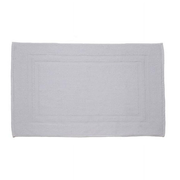 Rifz GOGD22349006 GOGD Collection Cotton Blend Dobby Bath Mats, White - Pack of 6