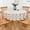 C-beige-60" (Round), variant on Gingham Round Tablecloth Table Cloth Heavy Dutyton Checkered Cover For Dining Room (r-red 53 Inch Diameter)