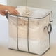 thumbnail image 1 of Bolsas de almacenamiento de tela no tejida con asa y cremallera | Bolsas organizadoras de ropa con ventana transparente, 1 of 8