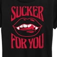 thumbnail image 3 of Instant Message - Valentine's Day Sucker For You - Women's Short Sleeve Graphic T-Shirt, 3 of 6