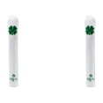 thumbnail image 1 of Greeniant Hoja bordada Golf Alignment Stick Cover Case Holder Cuero de PU Blanco 2piezas, 1 of 4