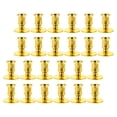 thumbnail image 2 of CIMAXIC 24Pcs Plastic Pillar Candleholder Sets with Golden Color for Festive Wedding Arrangements, 2 of 7