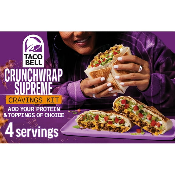 Taco Bell Crunchwrap Supreme Cravings Kit, 22.6 oz Box