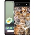 thumbnail image 1 of Glisten - Google Pixel 6A Case, Pixel 6A Case - Cat Collage Design Printed Slim Fit Rubber TPU Snap On Shockproof, 1 of 5