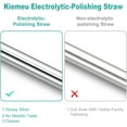 thumbnail image 2 of Metal Straws Reusable Straws Dishwasher Safe Stainless Steel Straws For 20 oz And 30 oz Tumbler, 2 of 5