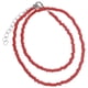thumbnail image 1 of Collar de cuentas de una sola capa, gargantilla de cuentas bohemia, collares de playa, joyería de verano hecha a mano para mujeres y niñas, color rojo, 1 of 7