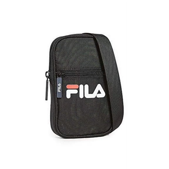 Fila Dahlo Neck Zip Pouch Unisex Backpacks, Color: Black