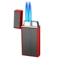 thumbnail image 2 of maxiaoxia Metal Gas Lighter Windproof High Temperature Spitfire Household Kitchen High Temperature Welding Windproof Direct Impact Lighter Inflatable Outd for Camping Candle BBQ Hiking, 2 of 3