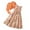 Orange, variant on Flower Girl Dresses for Wedding Little Toddler Girls Dress with Cardigan Floral Dresses Ruffle Shrug Sweaters Spring Full Clothes Brown Size,12-18 Months