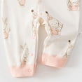 thumbnail image 6 of Karoyedx Baby Girls Winter Rompers Baby Girl Boy Clothes Long Sleeve Romper One Piece Jumpsuit First Birthday Outfit Spring Fall Winter Pink Size,9-12 Months, 6 of 7