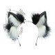 thumbnail image 2 of Cat Fox Wolf Ears Long Fur Hair Headband Wolf Animal Disfraz de Halloween para niñas MFZFUKR BST2001182-2, 2 of 5