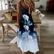 thumbnail image 1 of Puntoco Vestidos Mujer Verano Moda Mujer Sexy Verano Casual Sin Mangas Cuello Redondo Sólido Vestido con Apertura De Tenedor, 1 of 5