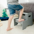 thumbnail image 5 of Two Step Stool - Gray, 5 of 7