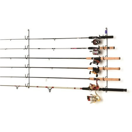 - Rack'Em Horizontal 6 Rod Fishing Rack