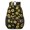 Sunflower and Butterfly Black Pattern, variant on Sunflower and Butterfly Black Pattern 17" Waterproof Oxford School Backpacks for Teens, S-Shape Padded Straps, for School, Travel, Hiking, Camping