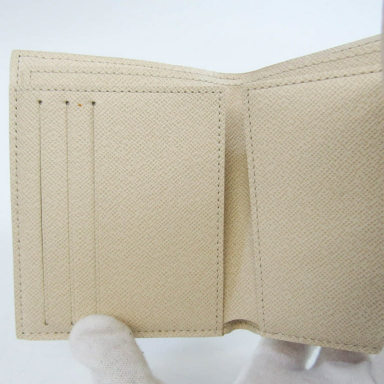 Authenticated used Louis Vuitton Damier Azur Anais Wallet N63241 Women's Damier Azur Wallet (Tri-Fold) Damier Azur, Adult Unisex, Size: (HxWxD): 9.5cm