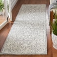thumbnail image 2 of SAFAVIEH Metro Lorenzo Medallion Runner Rug, Grey/Ivory, 2'3" x 8', 2 of 8