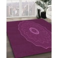 thumbnail image 2 of Ahgly Company Indoor Rectangle Patterned Medium Violet Red Pink Area Rugs, 4' x 6', 2 of 6