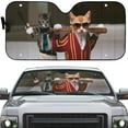thumbnail image 2 of 3D Garfield Kittens Badass Car Auto Sunshades Windshield Heat Protection Sun Shades Univeral Fit Cars Suv Truck, 2 of 6