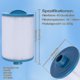 thumbnail image 2 of 2 pcs Spa Filter Cartridges, Jacuzzi Replacement Filter, Spa Business Jacuzzi, 2 of 5