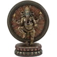 thumbnail image 3 of Ebros 9.25" Tall Hindu Dancing Ganesha in One Legged Yoga Pose On Lotus Figurine, 3 of 6