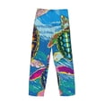 thumbnail image 5 of Balery Little Sea Turtles print Men's Pajama Pants,Ultra Lightweight Pjs,Lounge Pant-Large, 5 of 9