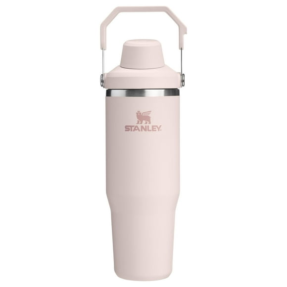 Vaso Stanley IceFlow 2.0 Fast Flow con mango de cuarzo rosa de 900 ml