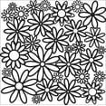 thumbnail image 2 of Crafter's Workshop Template 6"X6"-Daisy Cluster, 2 of 2