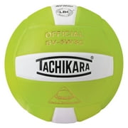 Tachikara Volley Lite Training Volleyball, Lime Green/White