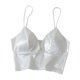 thumbnail image 2 of Ropa Interior Con Cuello En V Top De Tubo Recortado Sujetador Bralette De Moda Para Niñas 26 Cm Blanco SM SunniMix Chaleco Bralette, 2 of 8