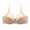 Beige, variant on Plus Size Bras for Women Fashion Simple Solid Push Up Wireless Soft Underwear Summer