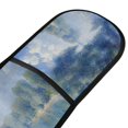 thumbnail image 4 of Yayeee Double Oven Mitt Kitchen Heat Resistant Baking 35" x7" Quilted Glove, Plants and River, 4 of 6