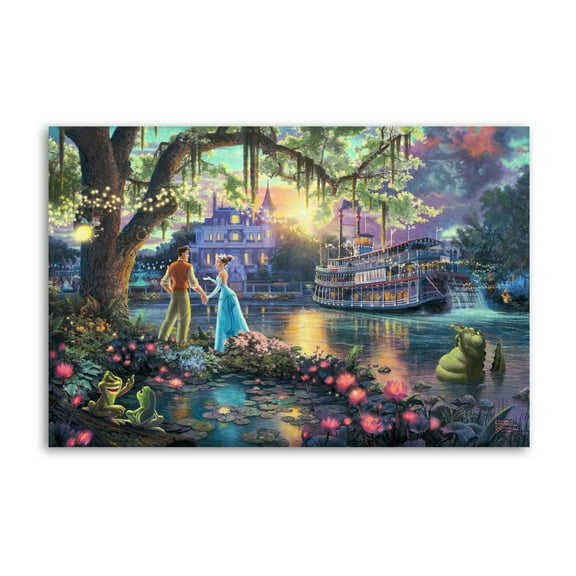 The Princess And The Frog Gifts Canvas Painting Poster Wall Art Decorative Picture Prints Modern Decor 12x18inch(30x45cm)