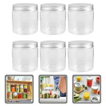 6 Pack Mini Glass Jars with Silver Lids, Honey Jars Small Spice Jars Mason Jars for Spices, Gifts, Wedding Party Favors, DIY and More