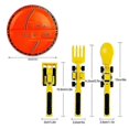 thumbnail image 2 of kryc Bulldozer Excavator Toddler Plates Dinnerware Set Baby Plates Durable 3-Pack Kids Cutlery Three Set, 2 of 4