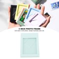 thumbnail image 3 of 3 Inch Photo Frame, Mint Green Wear Resistance Vertical Card Frame  For Office Dormitory, 3 of 8