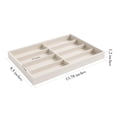 thumbnail image 3 of Organizador de Anteojos de Sol Stratalife con Bandeja de Terciopelo Beige (8 Compartimentos), 3 of 6