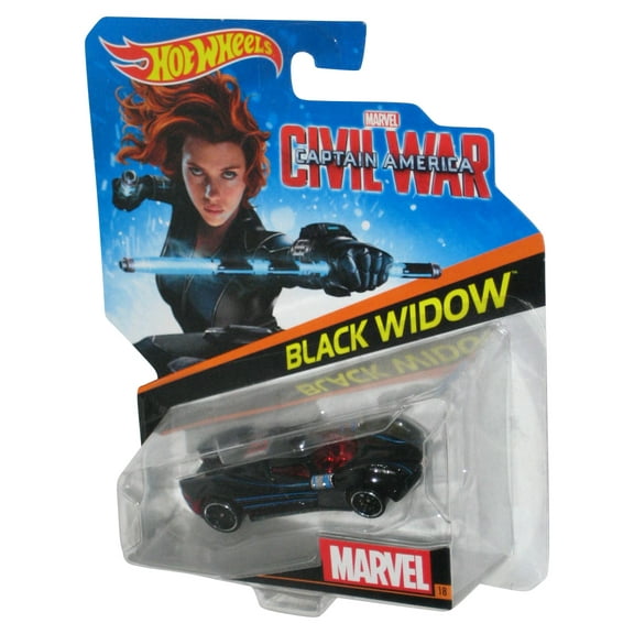 Marvel Comics Civil War Captain America Black Widow (2015) Hot Wheels Toy Car #18