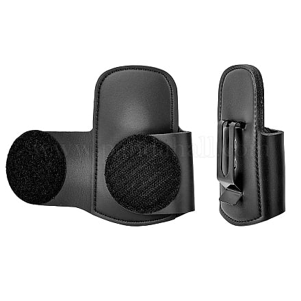 Imitaiton Leather Stethoscope Holder with Iron Findings Black 107x200x13mm 1pc/box