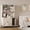Gray, with cat litter mat, variant on Large Hidden Litter Box Furniture with Shelves and Cabinet,Farmhouse Cat House Washroom with Scratch Pad,Wooden Enclosure for Self-Cleaning Litter Boxes