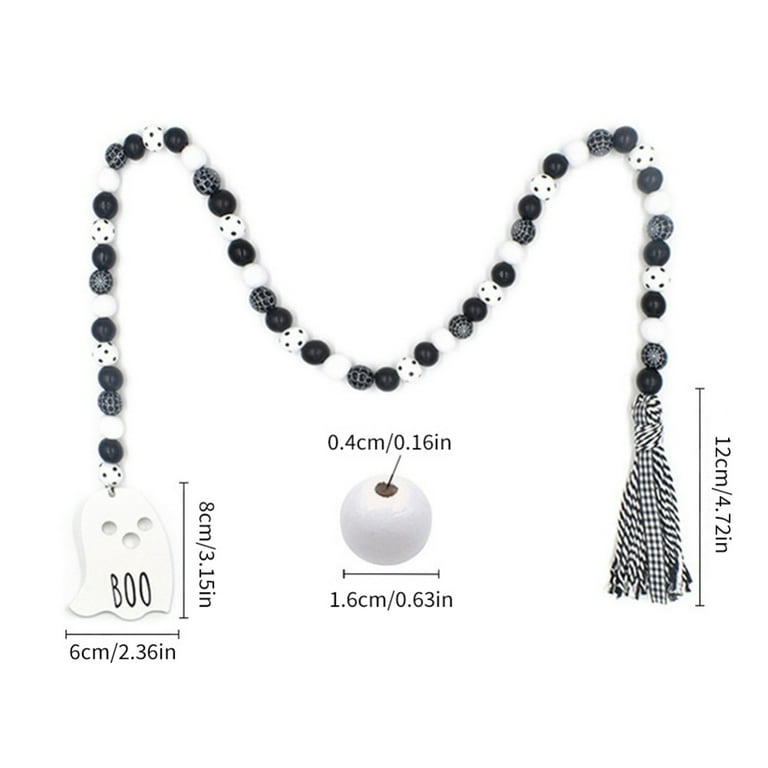 Black & White Plaid Tassel Necklace Black & White Plaid Tassel Necklace