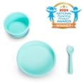 thumbnail image 3 of Juego de Alimentación Munchkin Menta Silicone para Bebés y Niños Pequeños, 3 of 6